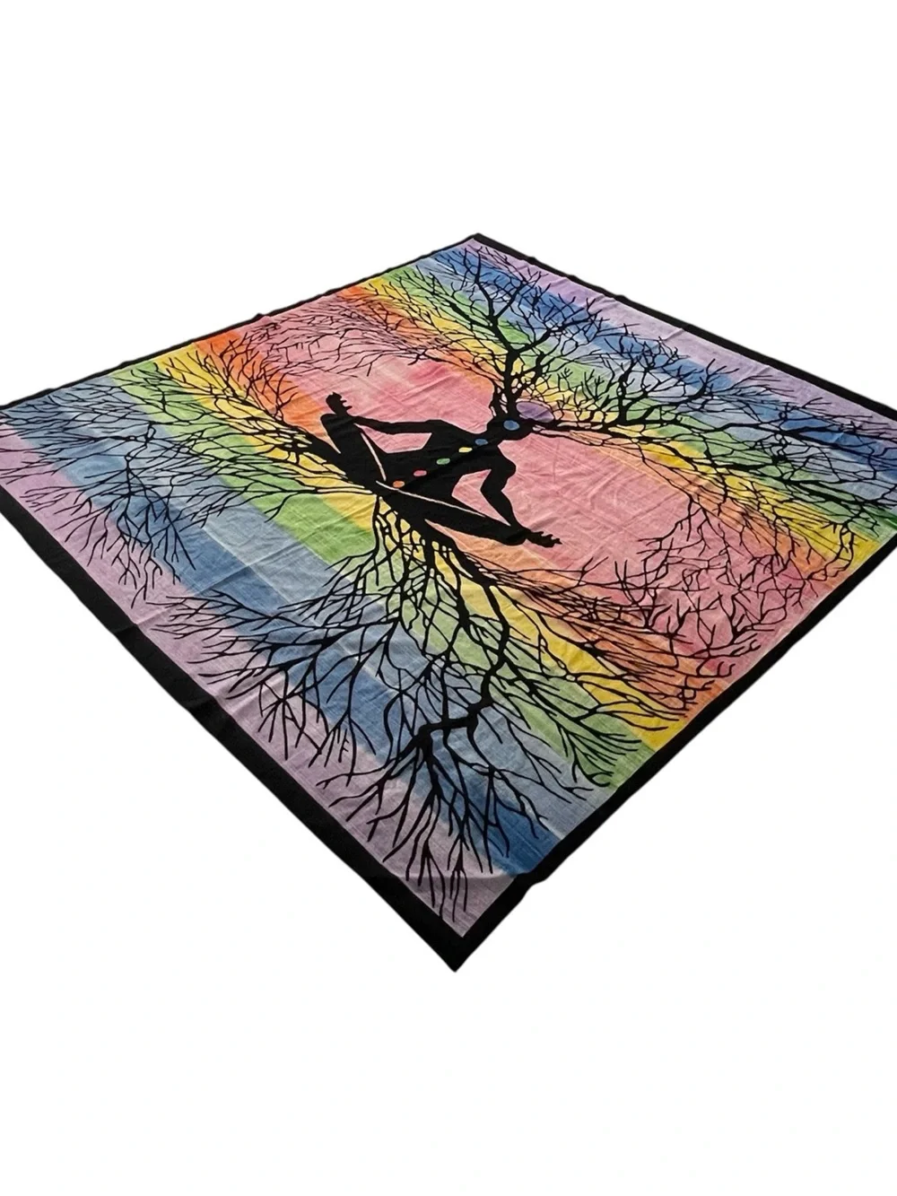 The ThreadHeads Rooted Chakra Meditation Tapestry 89